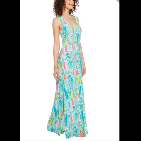 Lilly Pulitzer Dresses & Skirts - Lilly Pulitzer sailboat maxi dress size small EUC